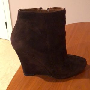Sam Edelman Brown Wedge Boots